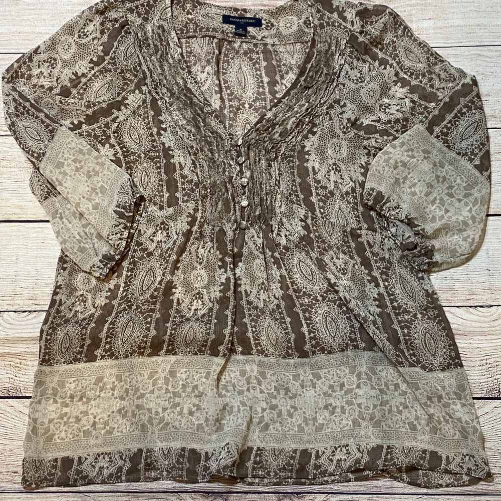 Banana Republic sheer top